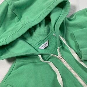 Peloton Green Zip-Up Hoodie with White Drawstrings